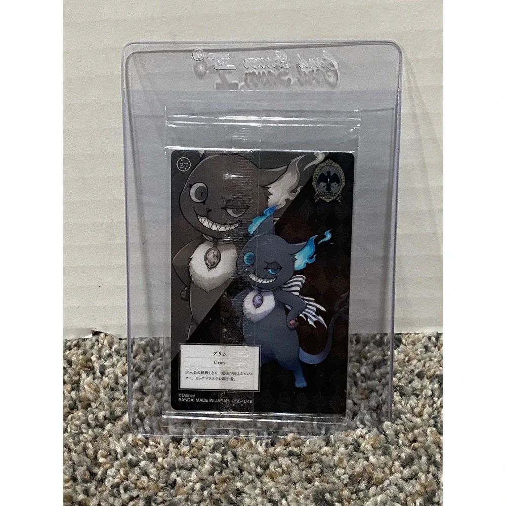 Trading Card Unisex Anime Disney Twisted Wonderland Grim Black OS wafer